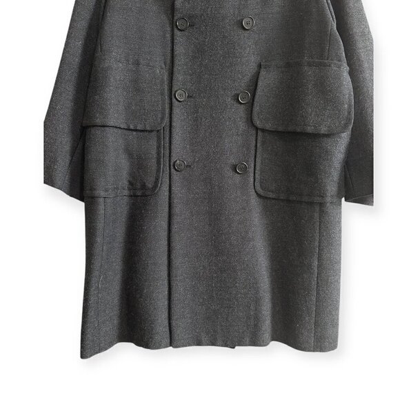 Marni Gray Wool Double Breasted Coat, Size 44 Italy/M‎ - Picture 12 of 16